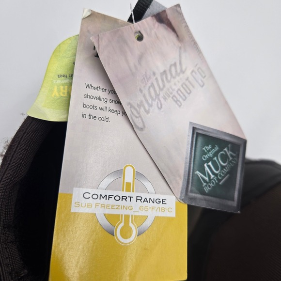 The Original Muck Boot Company Apex Mid Zip Ankle Boots NWT Mens 14 Black No Box - Picture 10 of 10